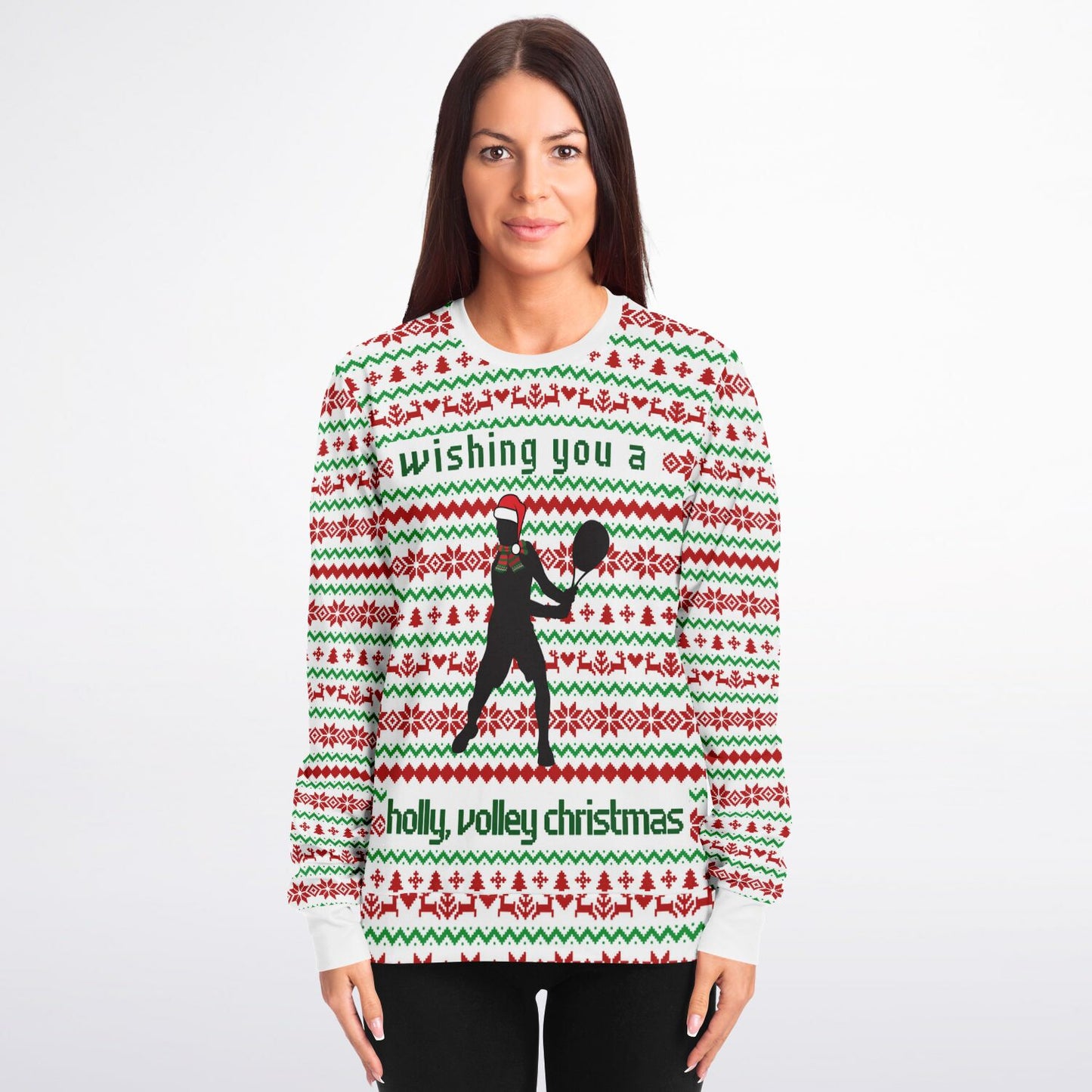 Tennis Ugly Christmas Sweatshirt