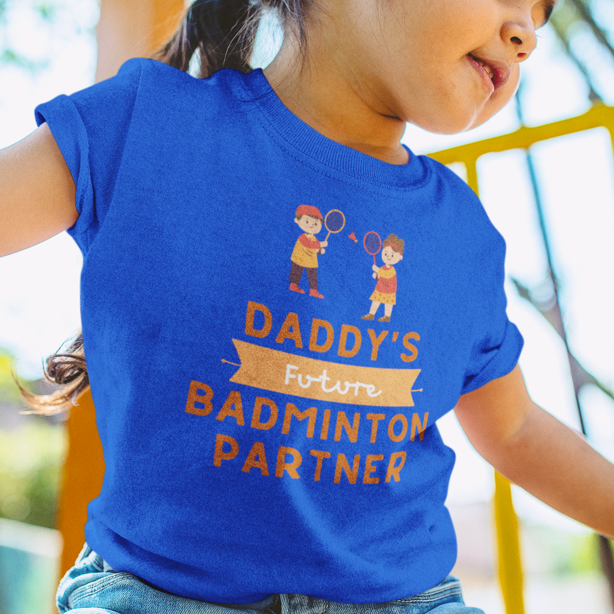 Mommy's Future Badminton Partner Kids T-shirt