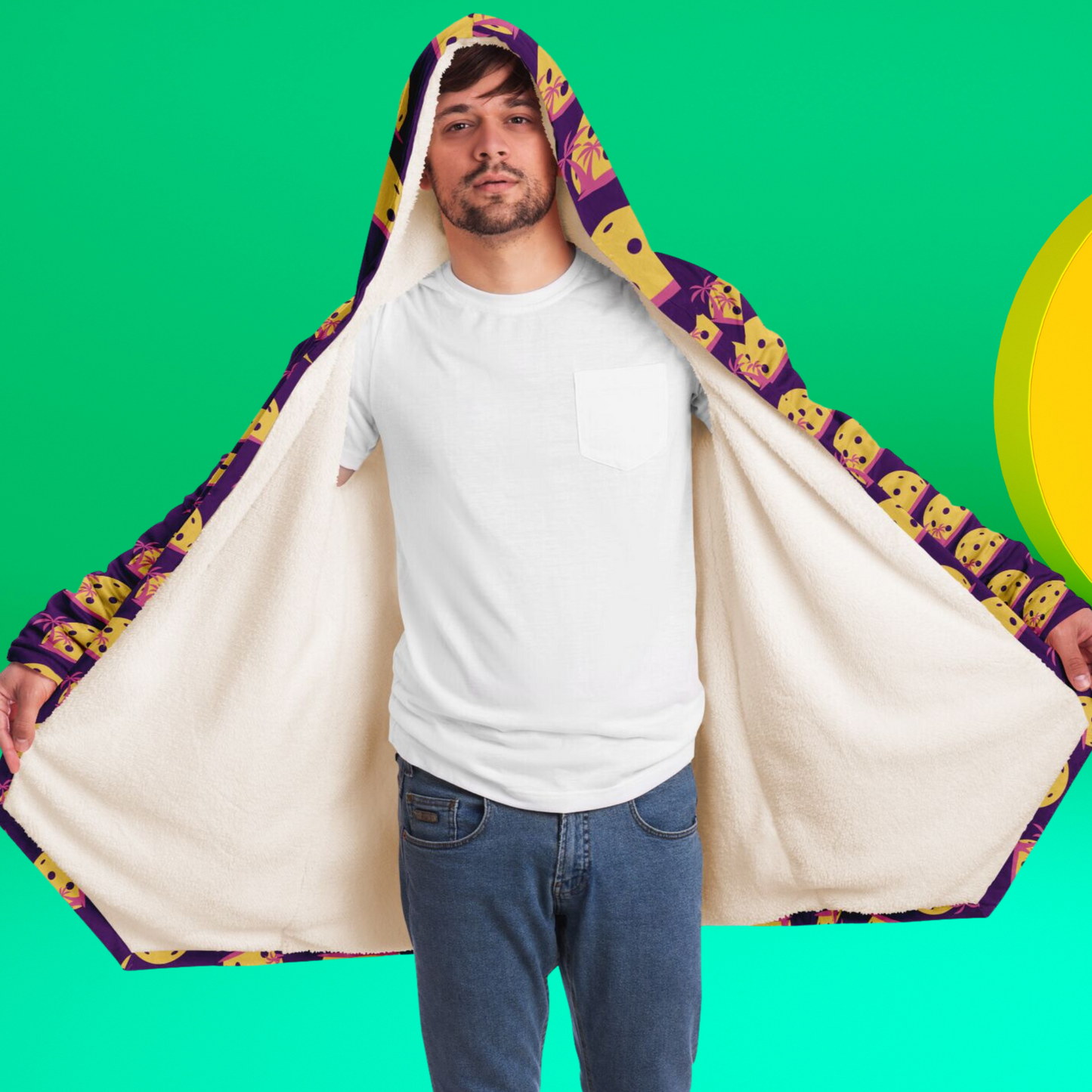 Pickleball Microfleece Cloak