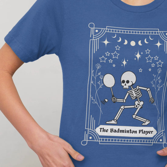 The Badminton Player Navy Blue Tshirt