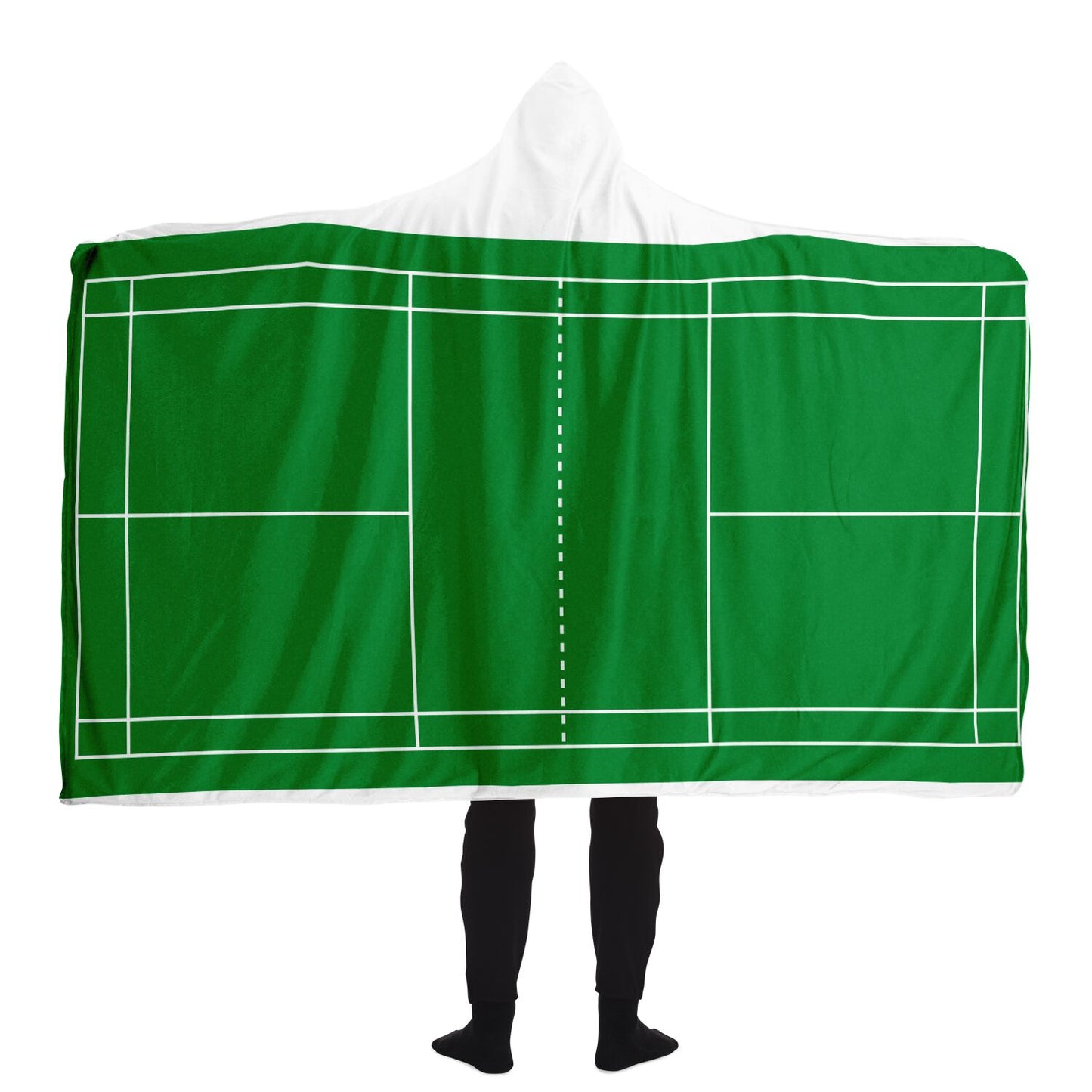 Badminton Court Hooded Blanket!