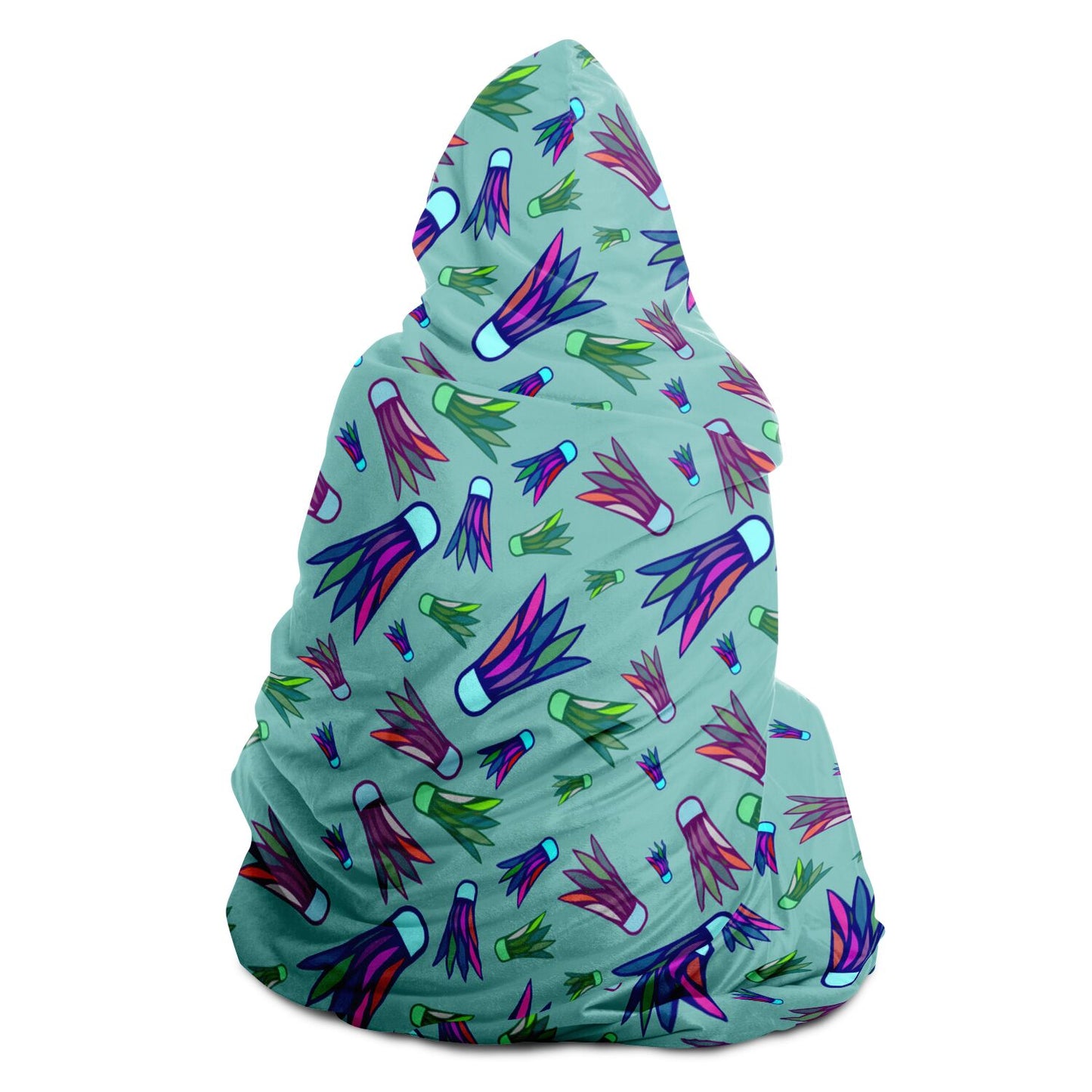 Colorful Shuttle Hooded Blanket! Super Comfy!