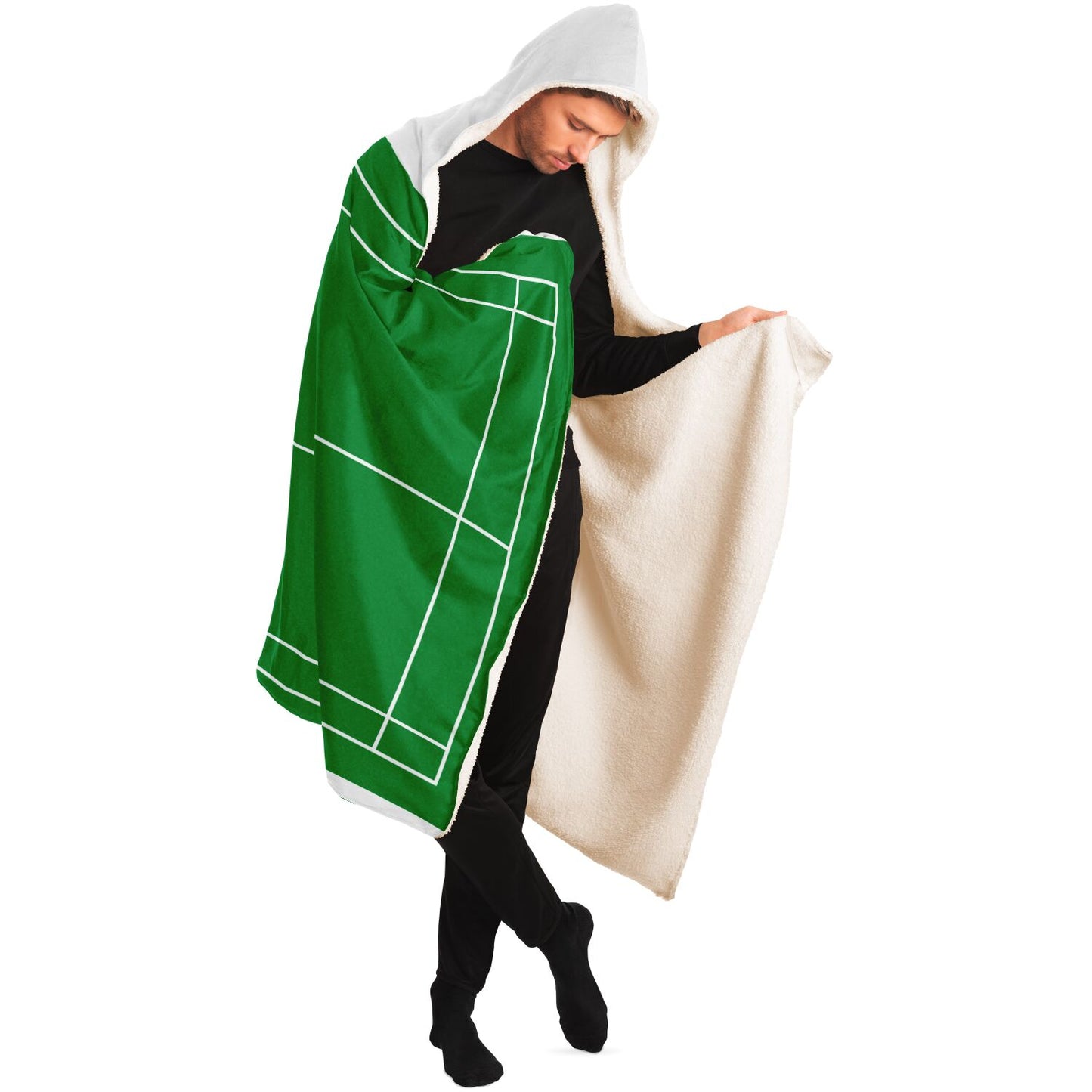 Badminton Court Hooded Blanket!